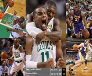 yapboz NBA Finalleri 2009-10, Oyun 4, Angeles Lakers 89 Los - Boston Celtics 96